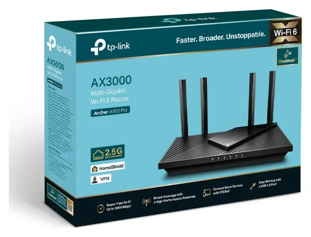 TP-Link Archer AX55 Pro, vista 4