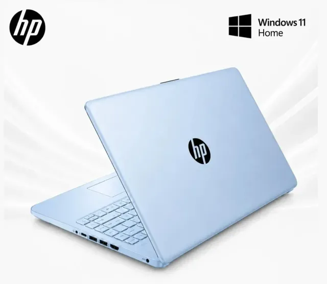 HP 14" — Intel N150, Silver Blue, vista 4