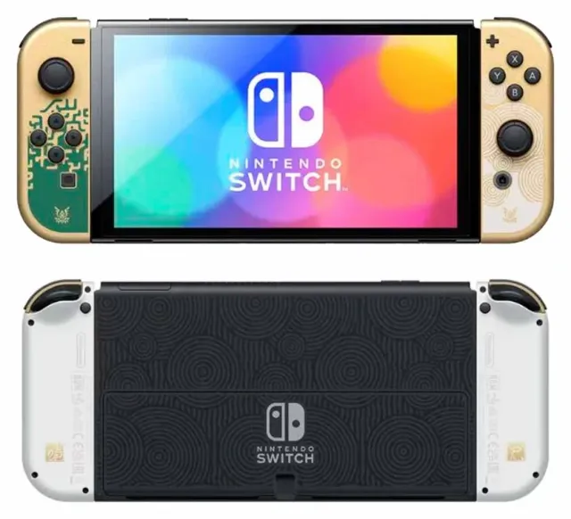 Nintendo Switch OLED 64 GB edición Zelda (HEG-S-KDAAA), vista 4