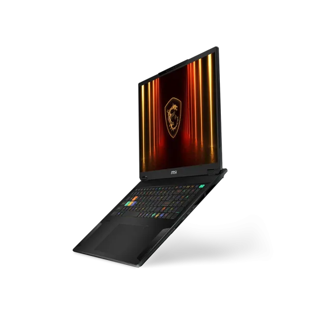 MSI Stealth 18 HX AI — RTX 5090, Mini LED 4K, vista 4
