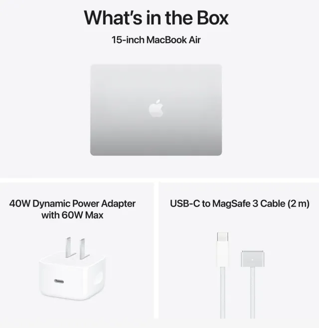 Apple MacBook Air 15" M5 — 1 TB, Silver, vista 4
