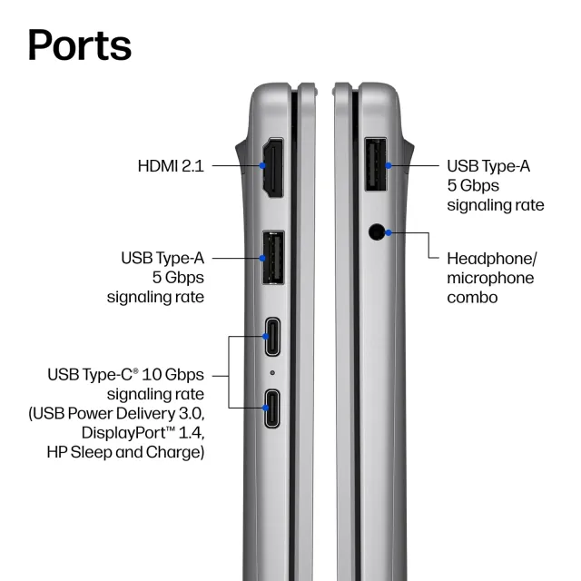 HP OmniBook 3 14" — Snapdragon X, OLED, 8 GB, vista 4