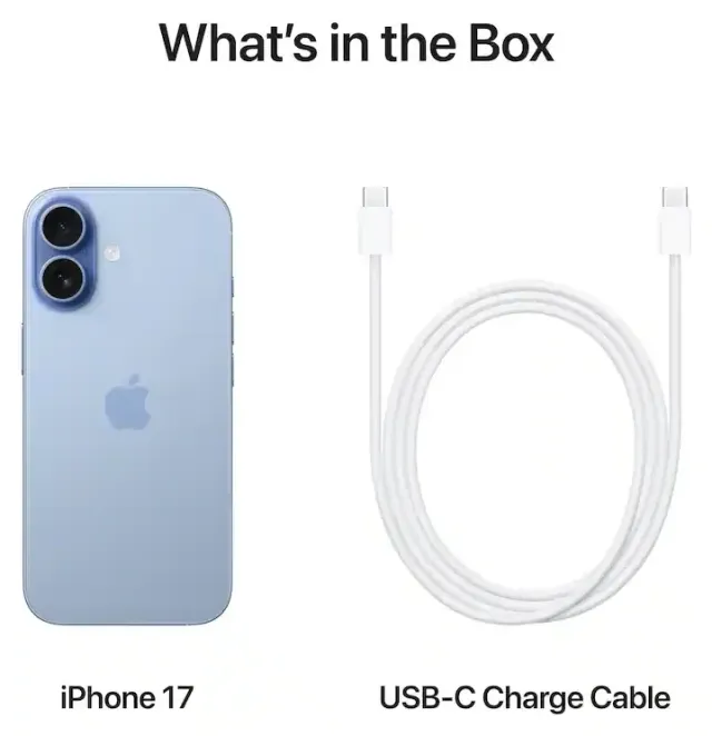 Apple iPhone 17 256 GB Mist Blue (eSIM · A3519), vista 4