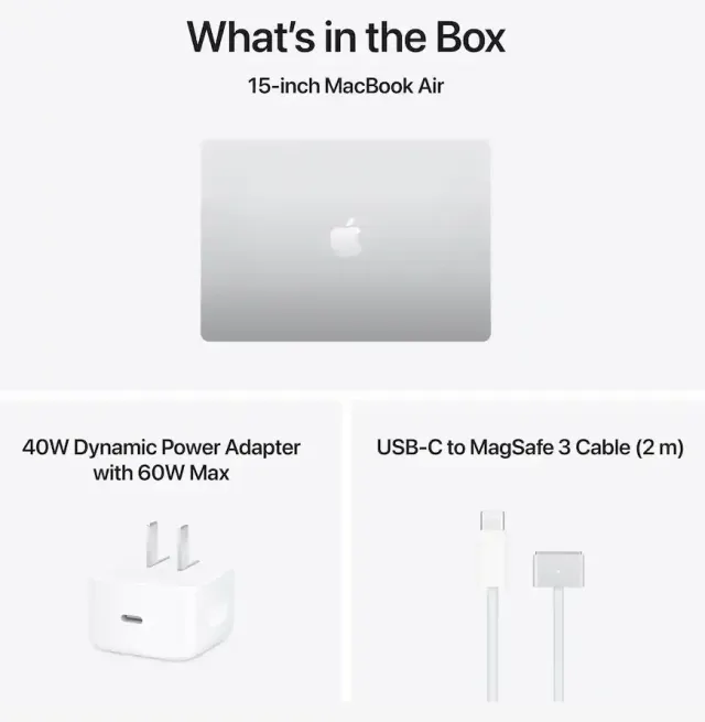 Apple MacBook Air 15" M5 — 512 GB, Silver, vista 4