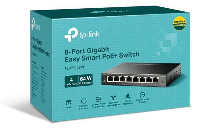 TP-Link Switch TL-SG108PE, vista 4