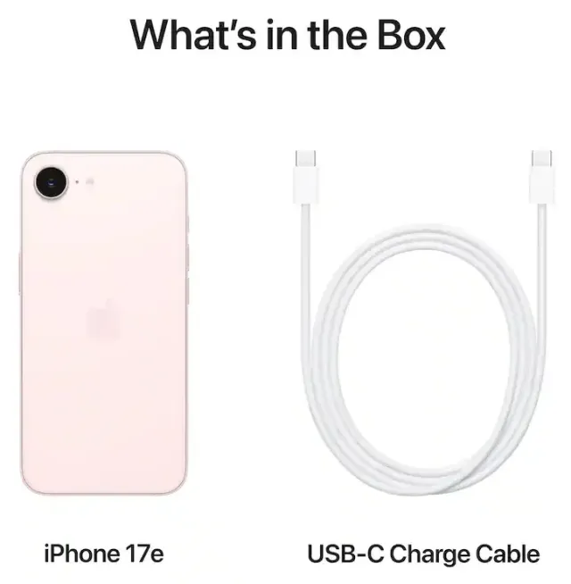 Apple iPhone 17e 256 GB Soft Pink (Dual SIM · A3634), vista 5