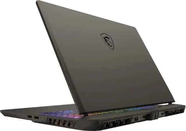 MSI Vector 16 HX AI — RTX 5080, vista 5