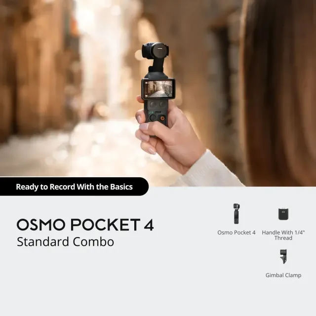 DJI Osmo Pocket 4 Standard Combo, vista 5