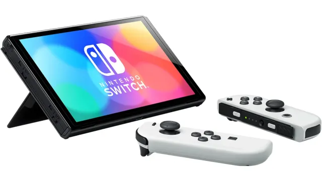 Nintendo Switch OLED 64 GB blanca (HEG-S-KAAAA), vista 5