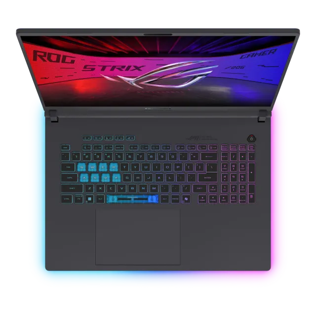 ASUS ROG Strix G18 — RTX 5080, 240 Hz, vista 5