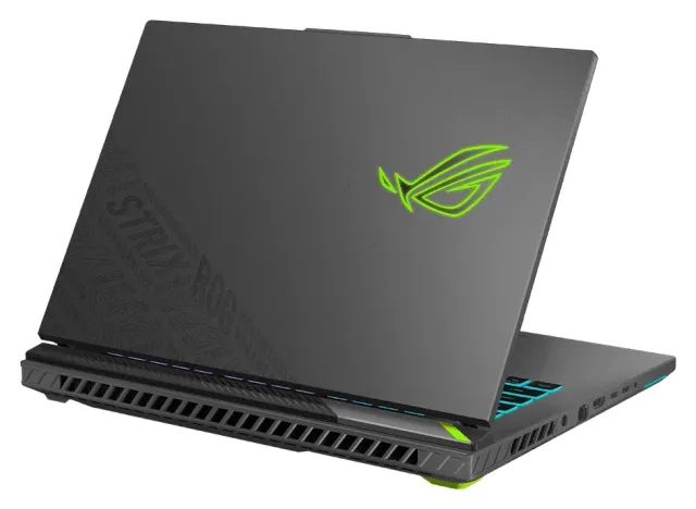 ASUS ROG Strix G16 — RTX 5070 a 100 W, 165 Hz, vista 5