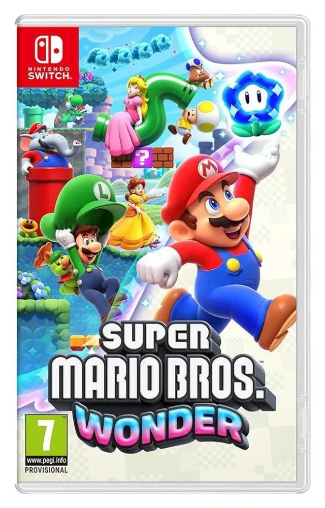 Nintendo Switch 32 GB neón — Super Mario Bros. Wonder, vista 5