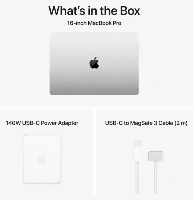 Apple MacBook Pro 16" M5 Max — 36 GB, 2 TB, vista 5