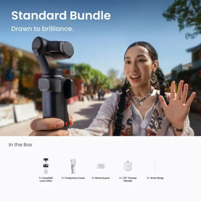 Insta360 Luna Ultra Standard Bundle Blanco, vista 5