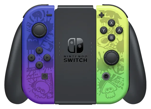 Nintendo Switch OLED 64 GB edición Splatoon 3 (HEG-S-KCAAA), vista 5