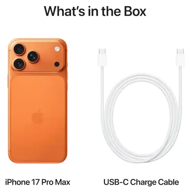 Apple iPhone 17 Pro Max 512 GB Cosmic Orange (eSIM · A3257), vista 5
