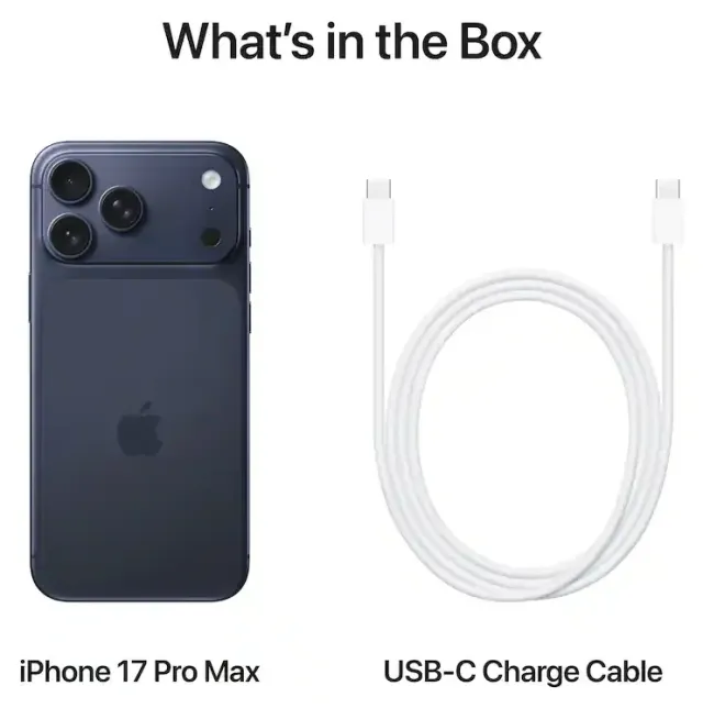 Apple iPhone 17 Pro Max 256 GB Deep Blue (eSIM · A3257), vista 5