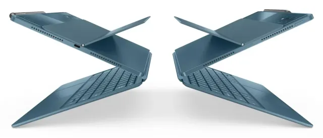 Lenovo Yoga Tab Plus 12,7" con teclado — 256 GB, Tidal Teal, vista 5