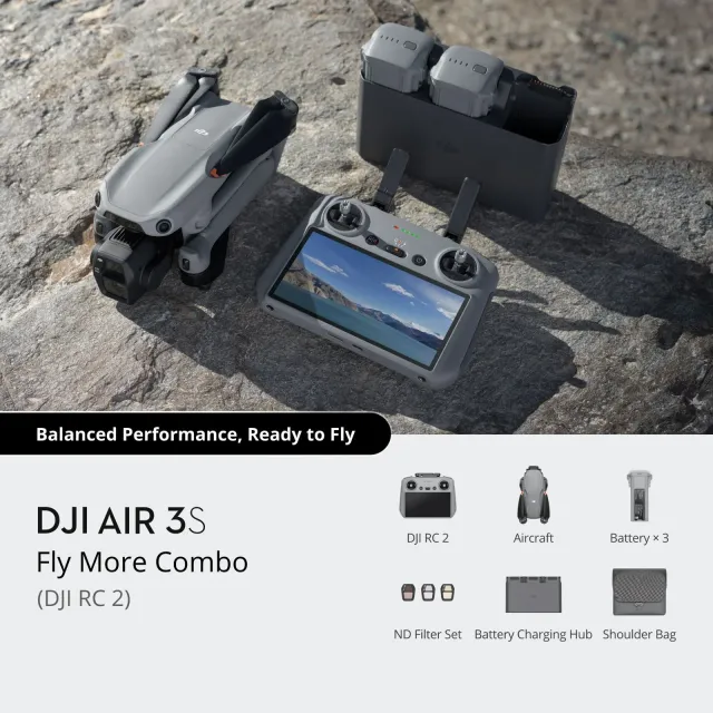 DJI Air 3S Fly More Combo, vista 5