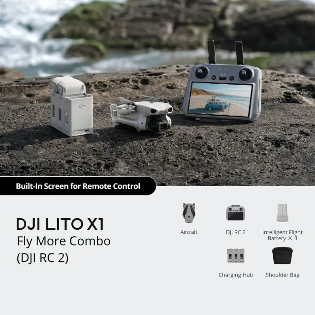 DJI Lito X1 Fly More Combo (DJI RC 2), vista 5