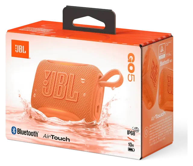 JBL Go 5 Orange, vista 6