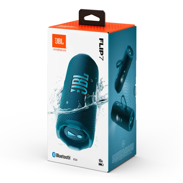 JBL Flip 7 Blue, vista 6