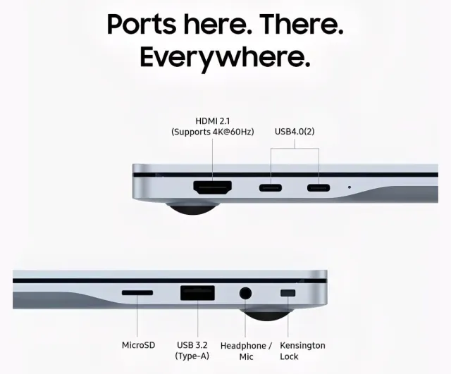 Samsung Galaxy Book4 Edge 15,6" — Snapdragon X, vista 6