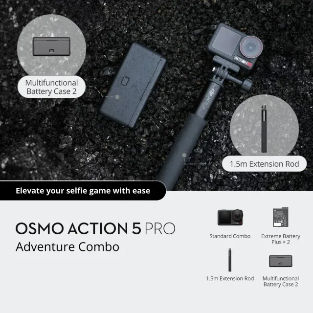 DJI Osmo Action 5 Pro Adventure Combo, vista 6