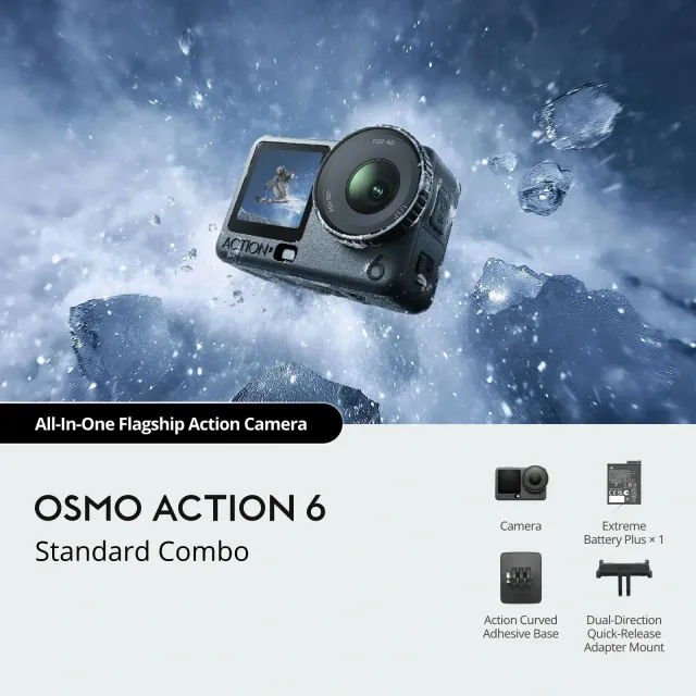 DJI Osmo Action 6 Standard Combo, vista 6