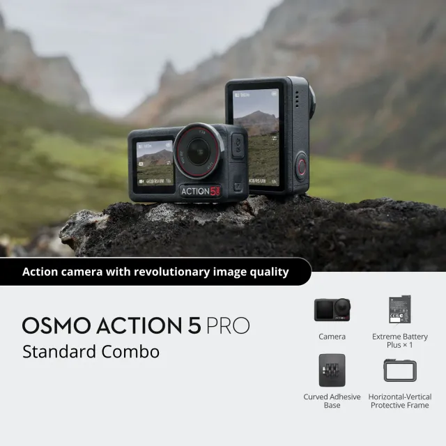 DJI Osmo Action 5 Pro Standard Combo, vista 6