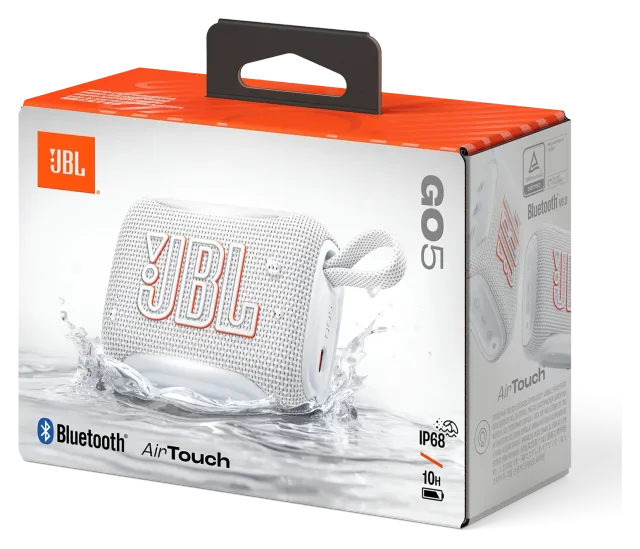 JBL Go 5 White, vista 6