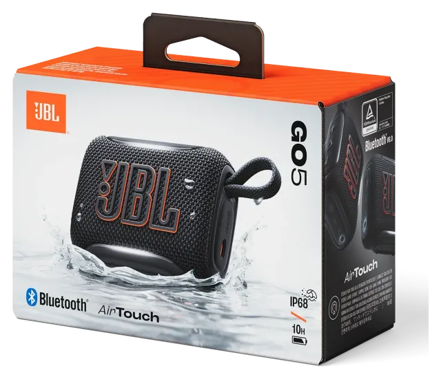 JBL Go 5 Black, vista 6