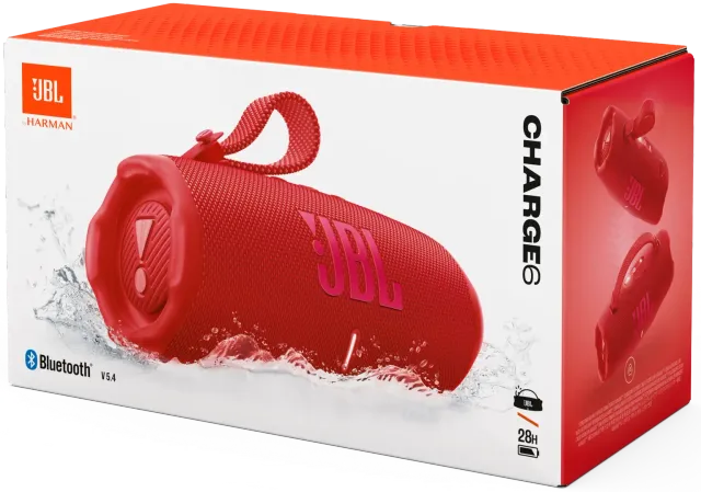 JBL Charge 6 Red, vista 7