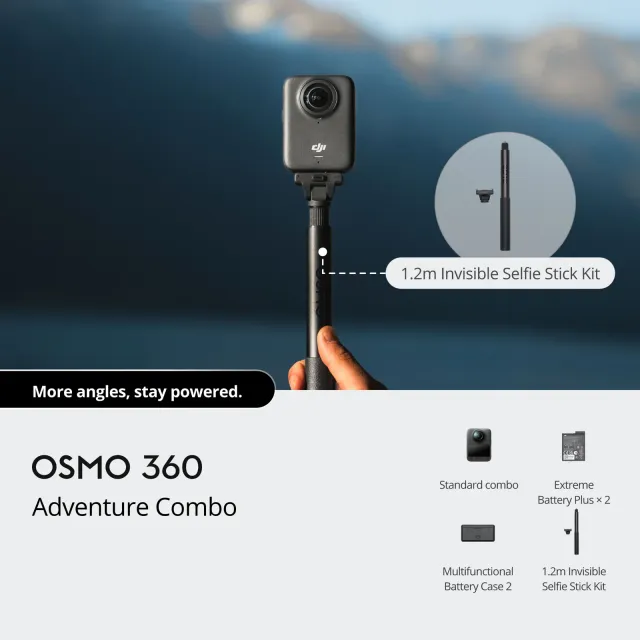 DJI Osmo 360 Adventure Combo, vista 7