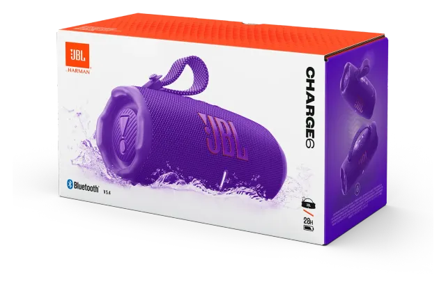 JBL Charge 6 Purple, vista 7