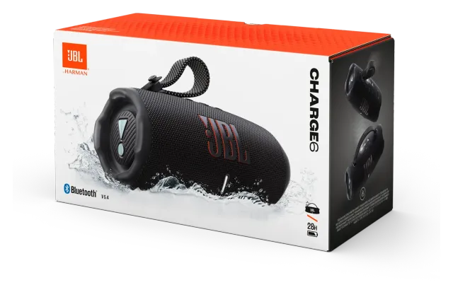 JBL Charge 6 Black, vista 7