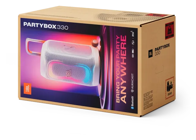 JBL PartyBox 330 White, vista 9